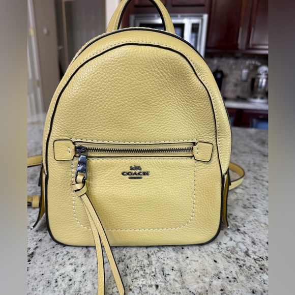 coach andi backpack F30530 SV/CF Crossbody Handbag in Pebble Leather Coach Andi Mini Backpack review